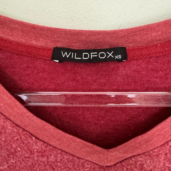 Red wild fox sweatshirt - Picture 3 of 3